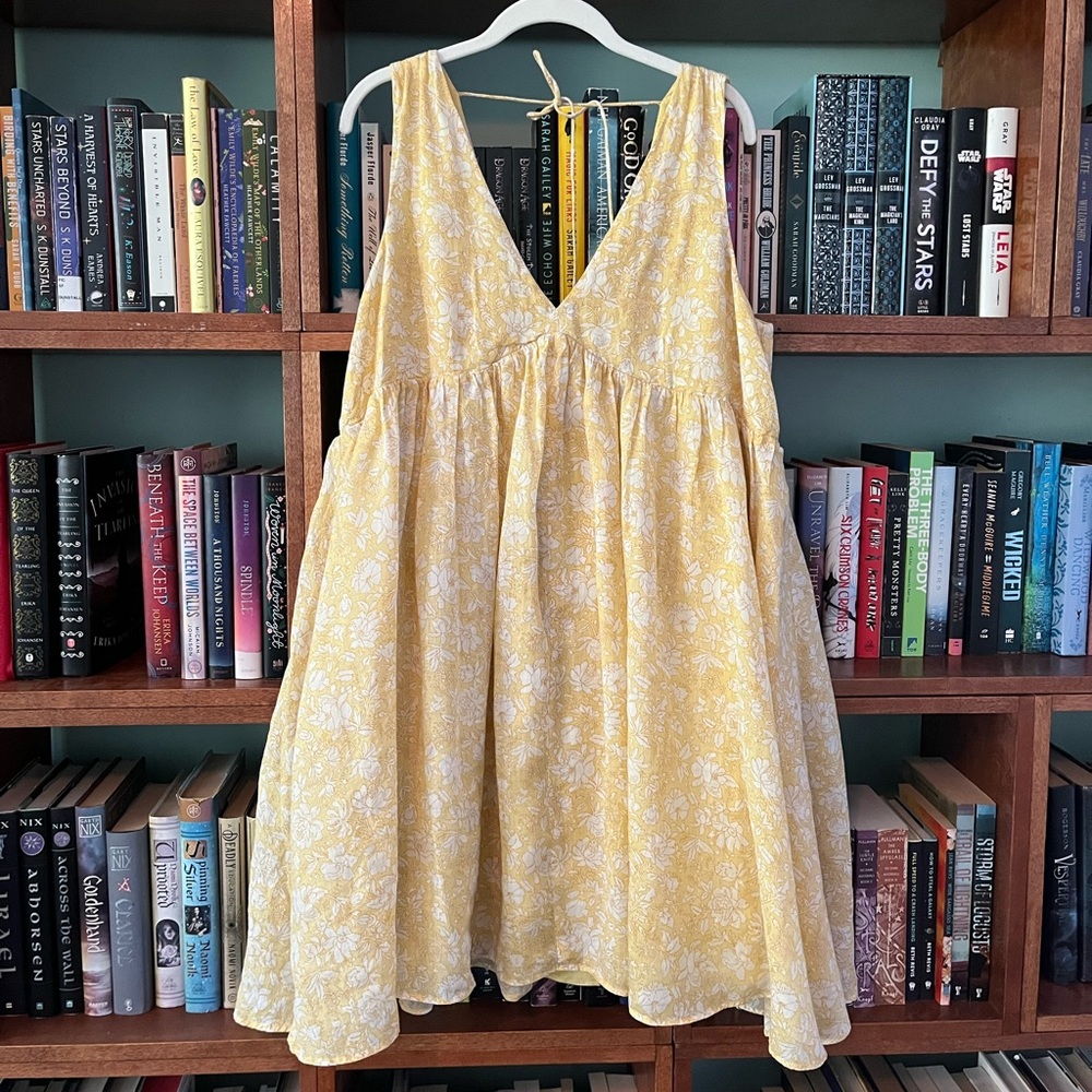 J. Crew Yellow Floral Sundress
